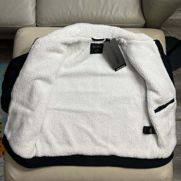 NWT - Harley-Davidson Women’s Transcendent Sherpa Lined Denim Jacket - Size L - Picture 8 of 13